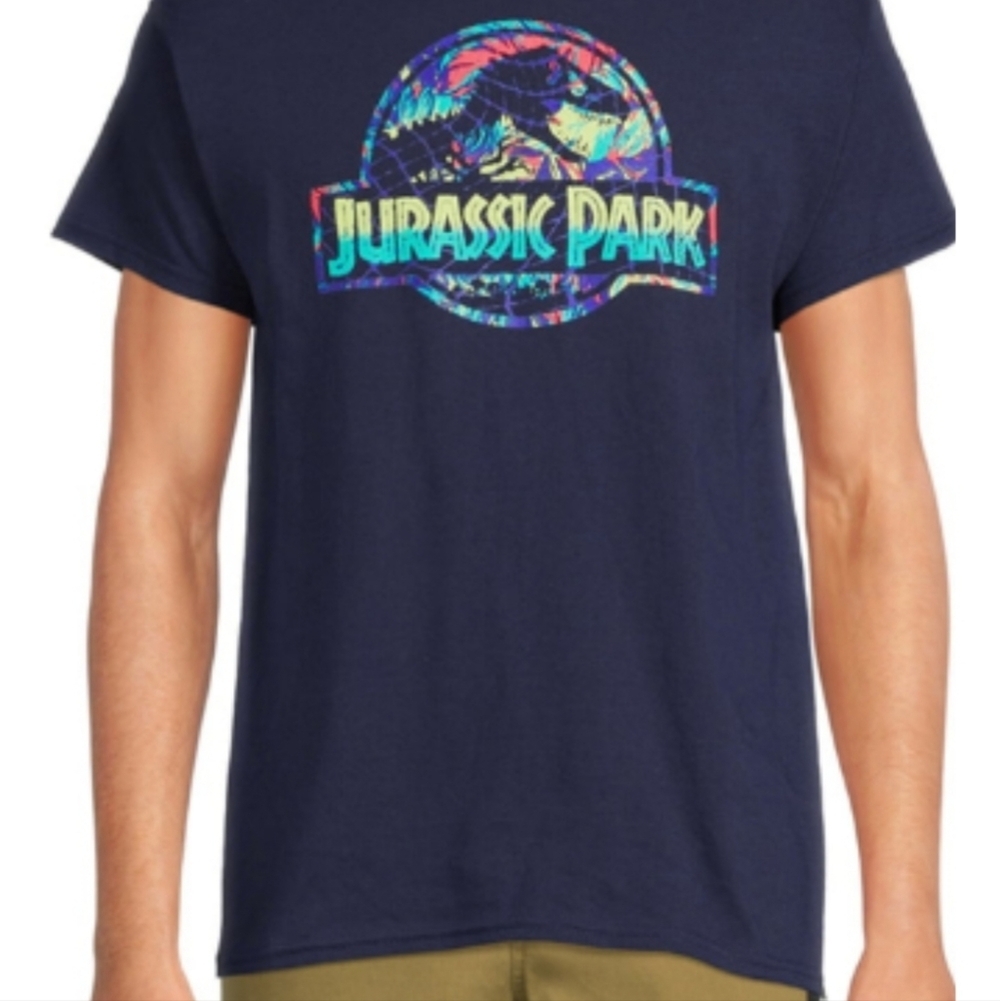 Jurassic Park Blue Tee Unisex - Picture 2 of 3